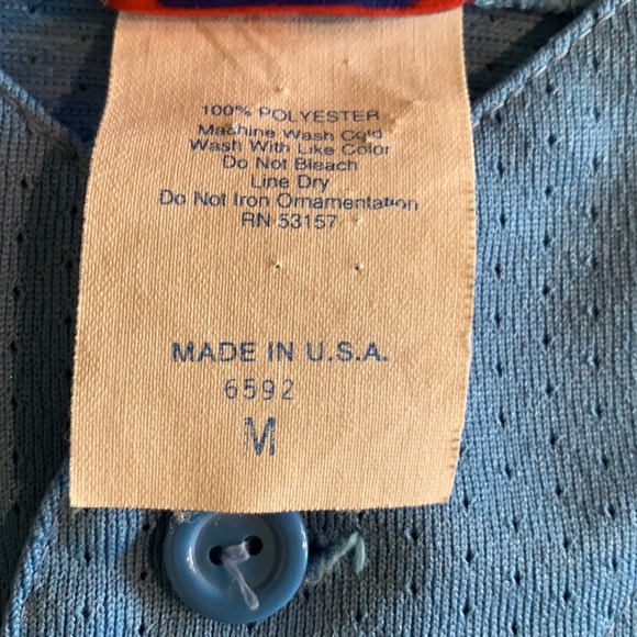 Majestic Men’s Size Medium MLB ⚾️ NY Mets Rare Blue Alternate Jersey - Picture 9 of 10